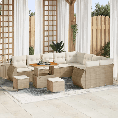 Vidaxl Hagesofa Set 12 pcs