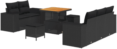 Vidaxl Hagesofa Set 8 pcs