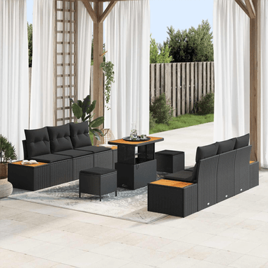 Vidaxl Hagesofa Set 9 pcs