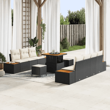 Vidaxl Hagesofa Set 10 pcs