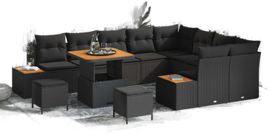 Vidaxl Hagesofa Set 12 pcs