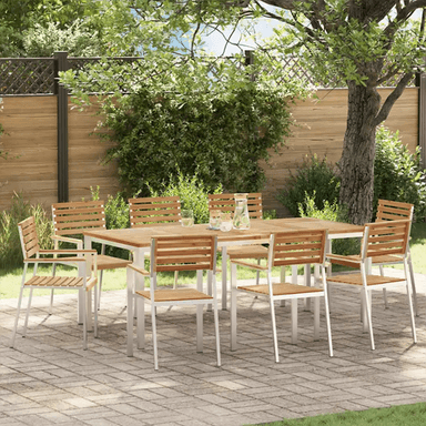 Vidaxl Hage Spisegruppe 9 pcs Teak