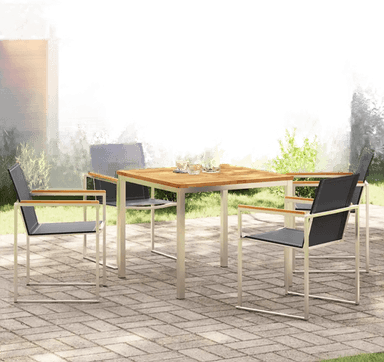 Vidaxl Hage Spisegruppe 5 pcs Teak