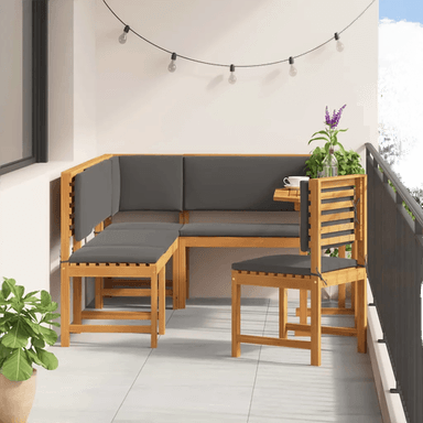 Vidaxl Hage Bistro Sett 6 pcs