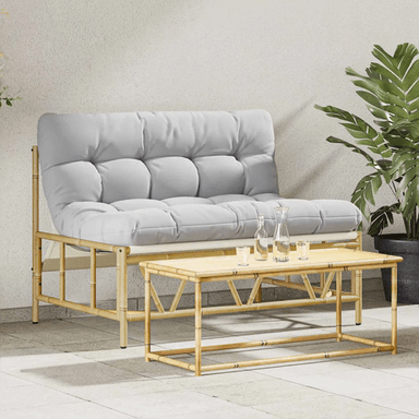 Vidaxl Hagebenk Lysegrå 110 x 75 cm