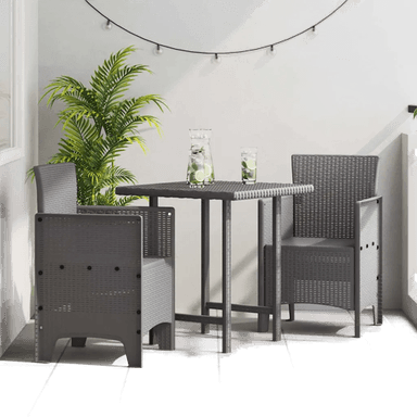 Vidaxl Hage Stol med pute 2 pcs Lysegrå