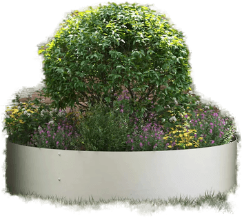 Vidaxl Plante ring 80 x 80 cm