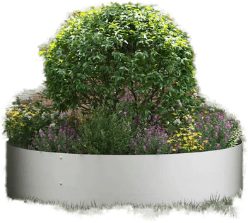 Vidaxl Plante ring 80 x 80 cm