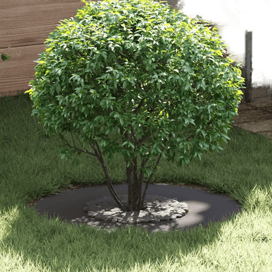 vidaXL Flat Tre Ring Svart Ø30 cm