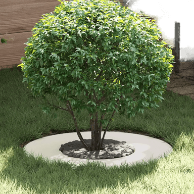 vidaXL Flat Tre Ring Hvit Ø30 cm