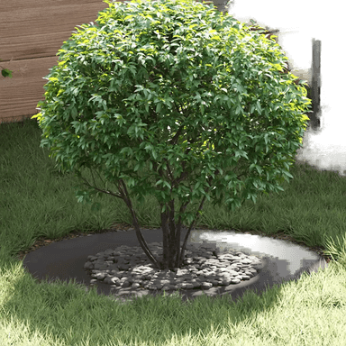 Vidaxl Flat Tre Ring Svart Ø40 cm