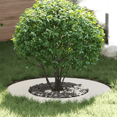 vidaXL Flat Tre Ring Hvit Ø40 cm