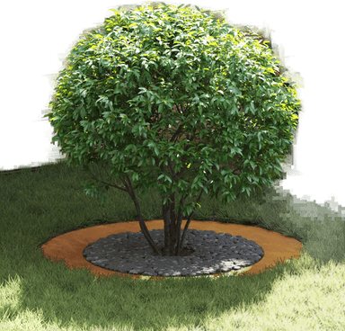 vidaXL Flat Tre Ringer 5 pcs Ø60/90 cm