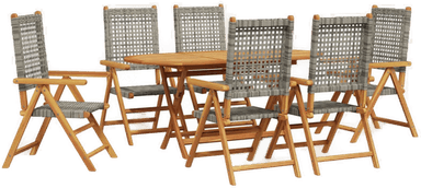 Vidaxl Hage Spisegruppe 7 pcs