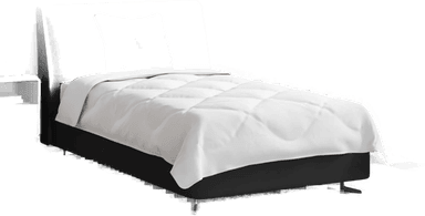 Vidaxl Dyne med pute Hvit