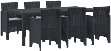 Vidaxl Hage Spisegruppe 7 pcs