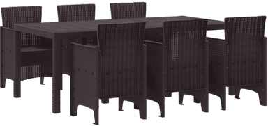 Vidaxl Hage Spisegruppe 7 pcs