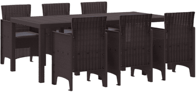 Vidaxl Hage Spisegruppe 7 pcs