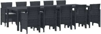 Vidaxl Hage Spisegruppe 11 pcs