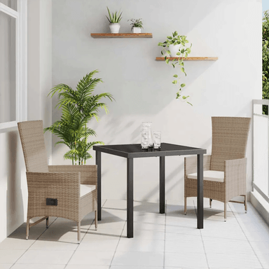 Vidaxl Hage Spisegruppe 3 pcs Beige