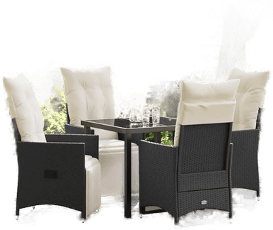 Vidaxl Hage Spisegruppe 5 pcs