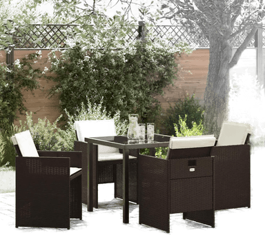 Vidaxl Hage Spisegruppe 5 pcs