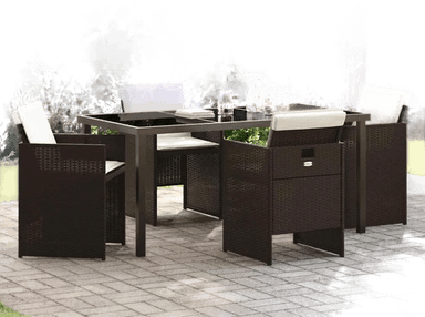 Vidaxl Hage Spisegruppe 5 pcs