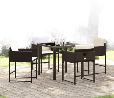 Vidaxl Hage Spisegruppe 5 pcs