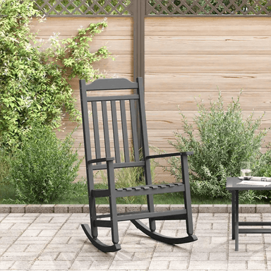 Vidaxl Gyngestol Svart 84 x 65 x 114 cm