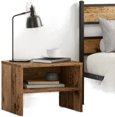 Vidaxl Nattbordskap Gammelt tre