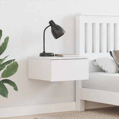 Vidaxl Nattbord Hvit 37 x 35 cm