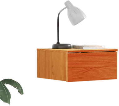 Vidaxl Nattbord 2 stk Vokset Brun 37 x 35 cm