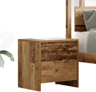Vidaxl Nattbordskap Gammelt tre