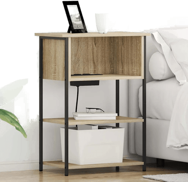 Vidaxl Nattbordskap Sonoma eik