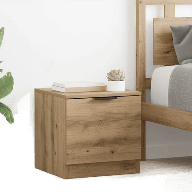 Vidaxl Sengeskap 2 pcs Artisan Eik