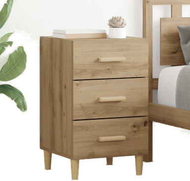 Vidaxl Nattbordskap Eik 40 x 40 x 66 cm