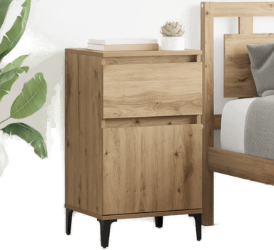 Vidaxl Nattbordskap Artisan Eik