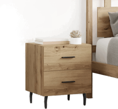 Vidaxl Nattbordskap Artisan Eik