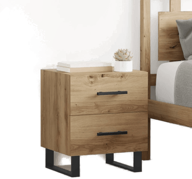 Vidaxl Nattbordskap Artisan Eik