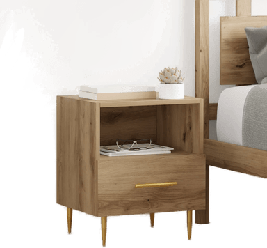 Vidaxl Nattbord Brun 40 x 35 x 47,5 cm