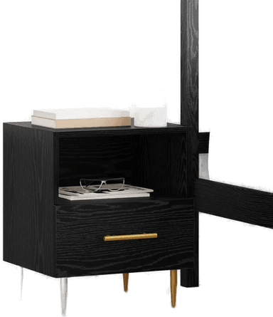 Vidaxl Nattbord med skuff 40 x 35 cm