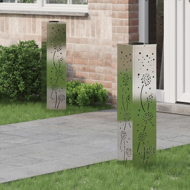 vidaXL Solenergi LED stibelys 2 pcs