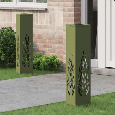 vidaXL Solenergi LED stibelys 2 pcs