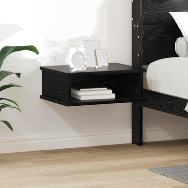 Vidaxl Nattbord Svart Eik