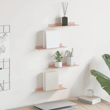 Vidaxl Vegghylle Rosa 30 x 9 cm