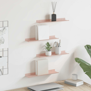 Vidaxl Vegghylle 40 x 9 cm Rosa