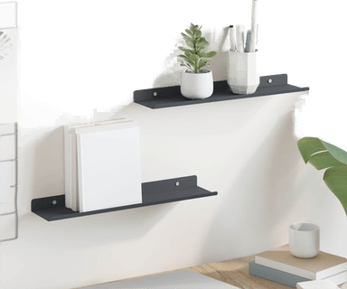 Vidaxl Vegghylle Antrasitt 40 x 9 cm