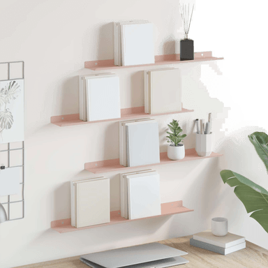 Vidaxl Vegghylle Rosa 60 x 9 cm