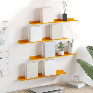 Vidaxl Vegghylle 60 x 9 cm Sennepsgul