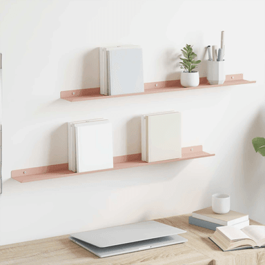 Vidaxl Vegghylle Rosa 80 x 9 cm